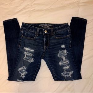 American Eagle Outfitters distressed Jegging